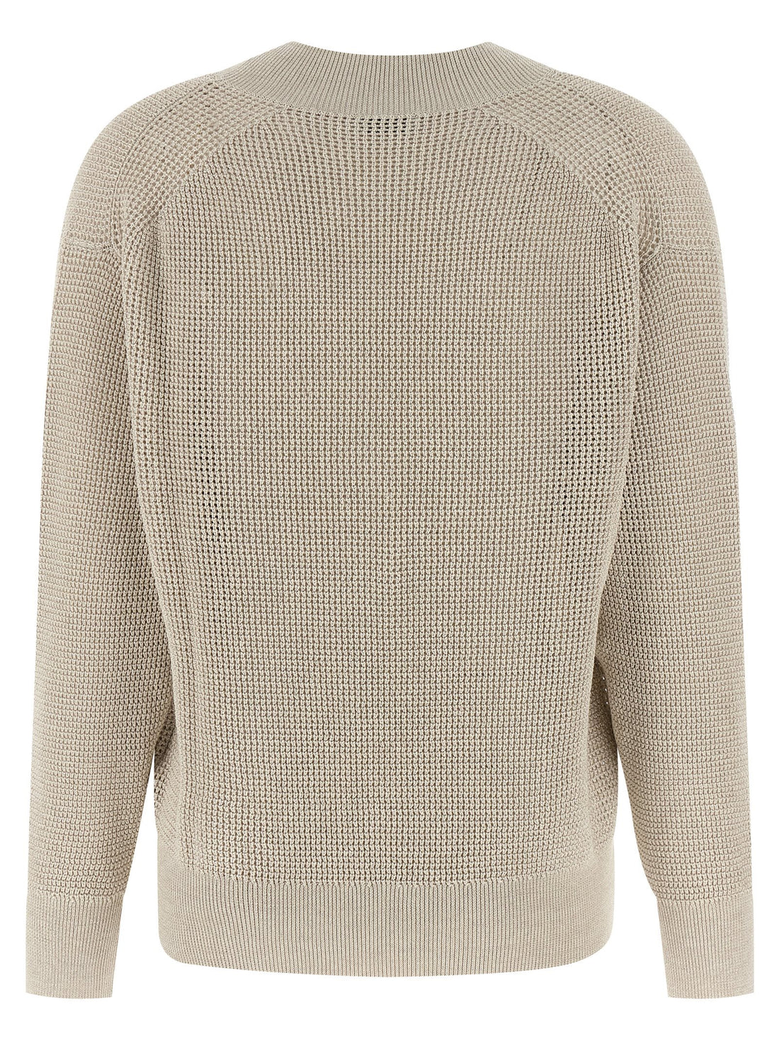 Brunello Cucinelli Openwork Sweater Beige