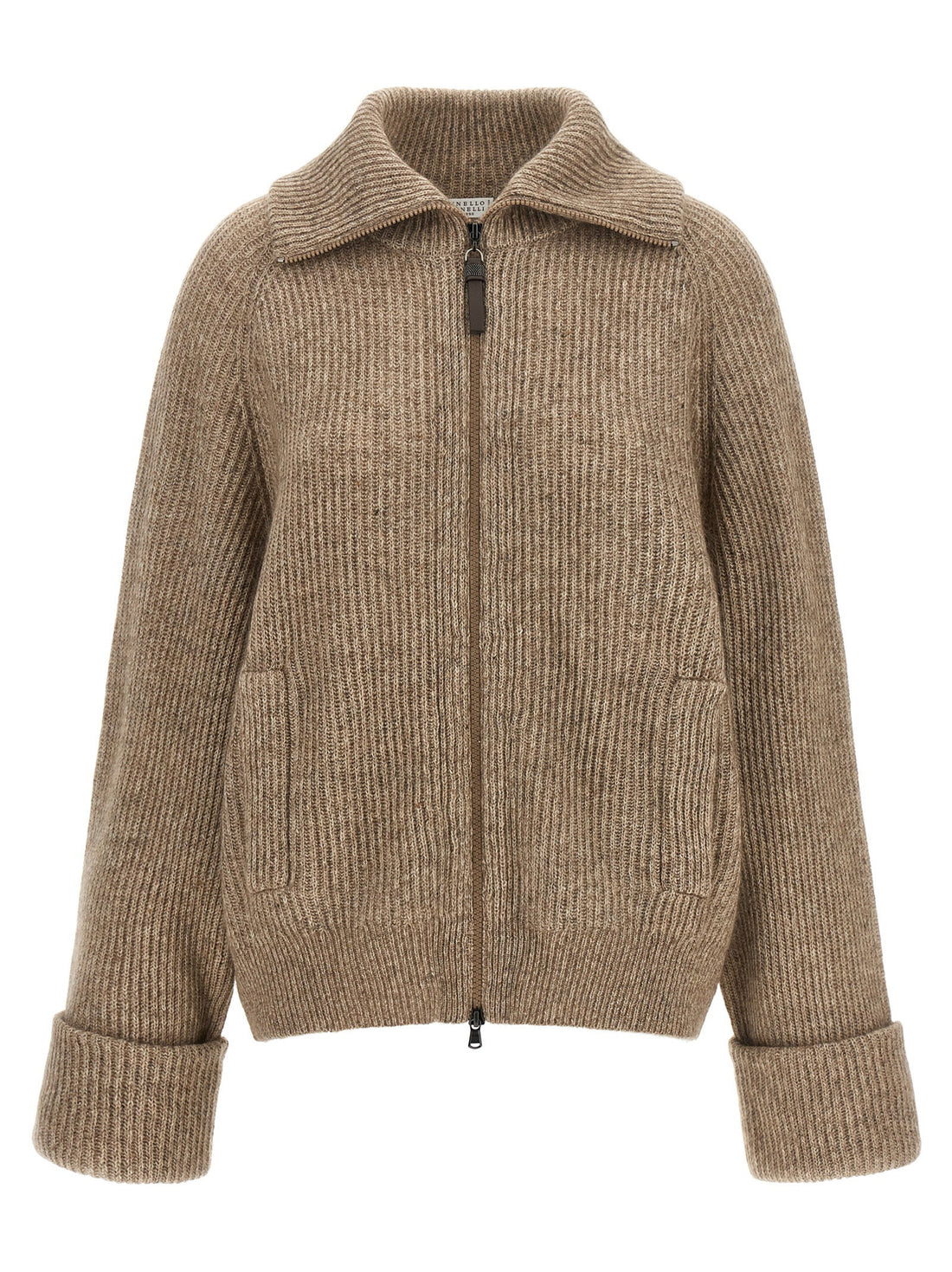 Brunello Cucinelli Sparkling Cardigan Beige