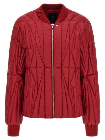 Moncler + Rick Owens Geocamo Flight Down Jacket Red