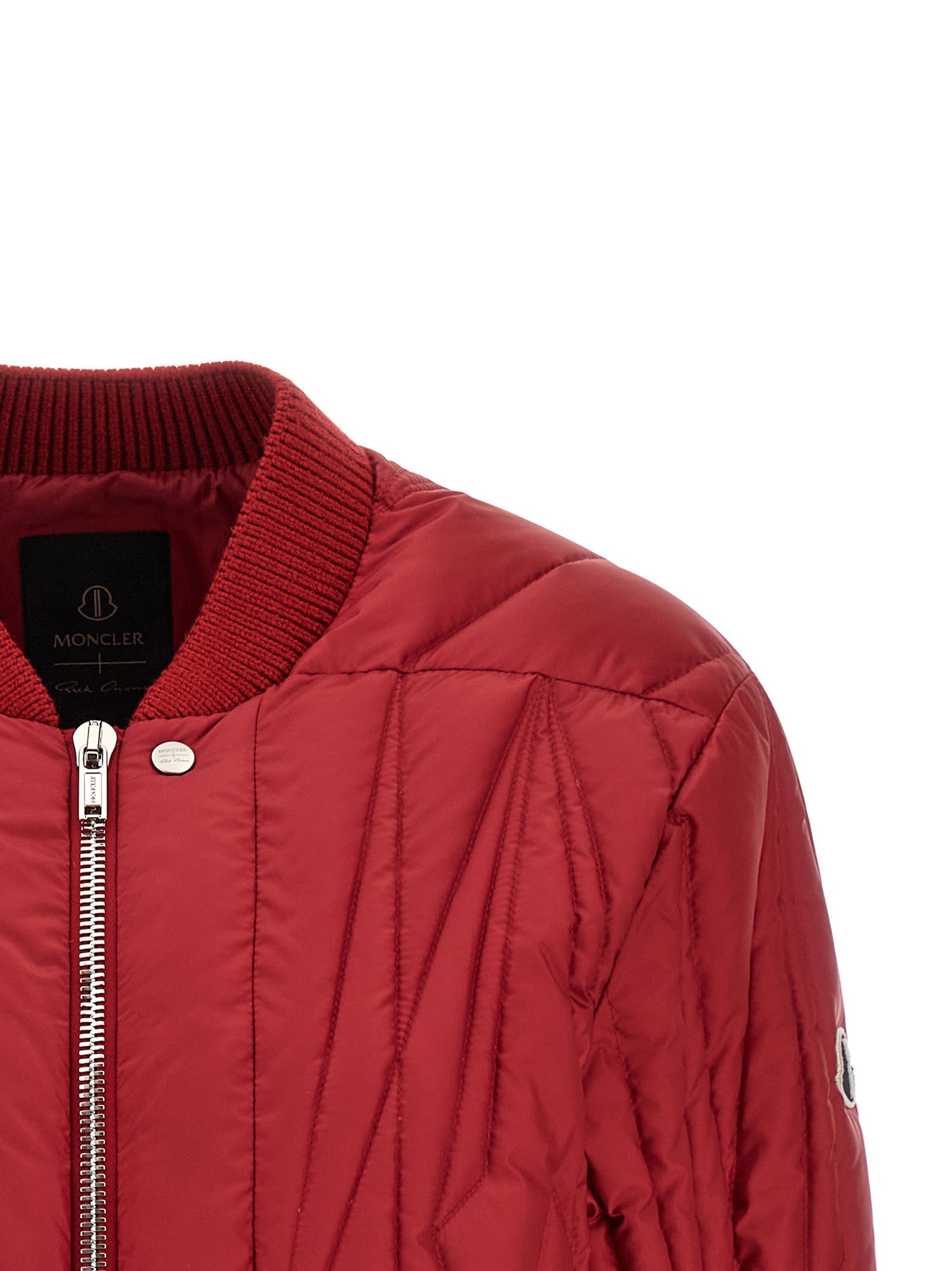 Moncler + Rick Owens Geocamo Flight Down Jacket Red