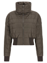 Moncler + Rick Owens Cropped Down Jacket Gray
