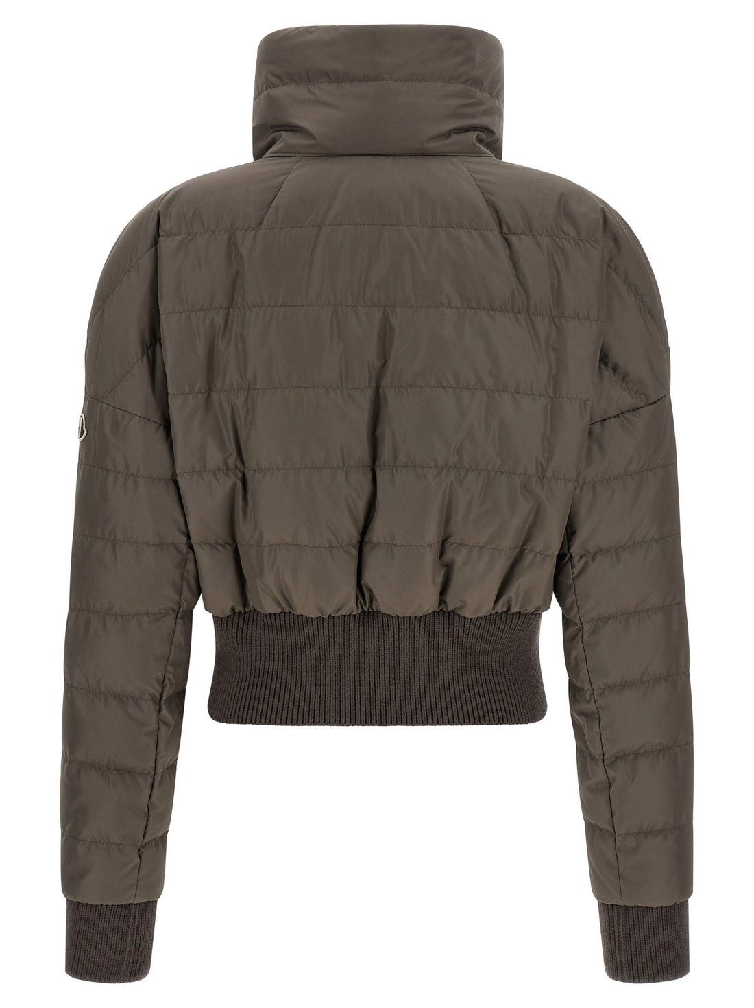 Moncler + Rick Owens Cropped Down Jacket Gray