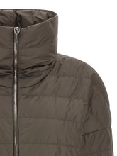 Moncler + Rick Owens Cropped Down Jacket Gray