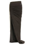 Moncler + Rick Owens Adjustable Skirt Brown