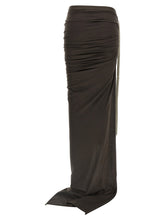 Moncler + Rick Owens Adjustable Skirt Brown