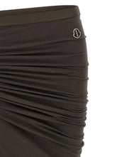 Moncler + Rick Owens Adjustable Skirt Brown