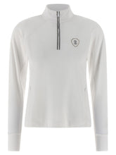 Brunello Cucinelli Precious Half Zip Sweater White