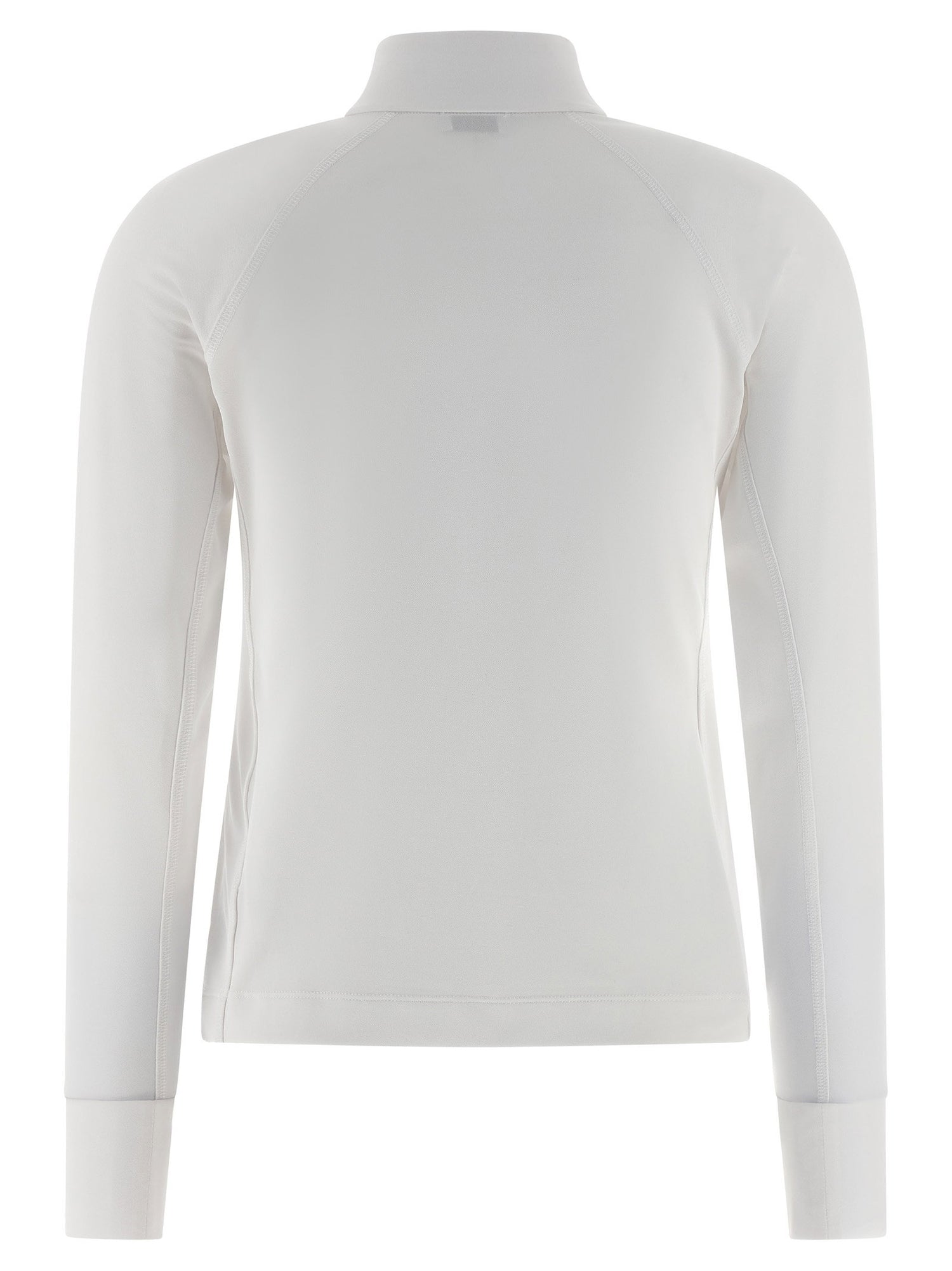 Brunello Cucinelli Precious Half Zip Sweater White