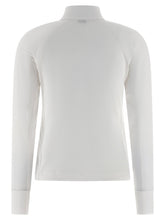 Brunello Cucinelli Precious Half Zip Sweater White
