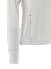 Brunello Cucinelli Precious Half Zip Sweater White