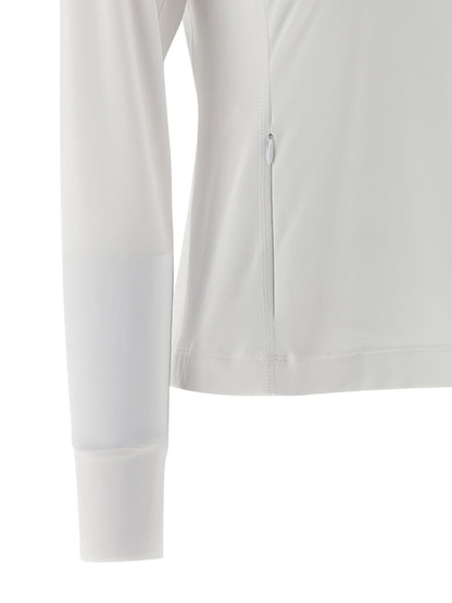 Brunello Cucinelli Precious Half Zip Sweater White