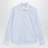 Max Mara Striped Cotton Shirt Light Blue light blue