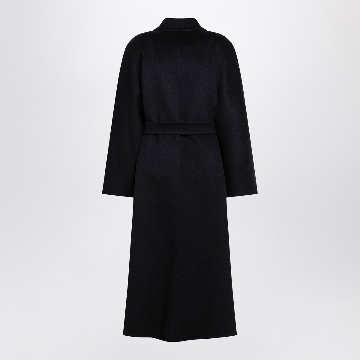 Max Mara Cashmere Wrap Coat Navy Blue