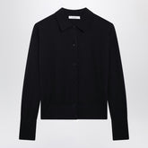 Max Mara Wool-Blend Cropped Cardigan Blue