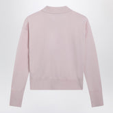 Max Mara Wool-Blend Cropped Cardigan Pink