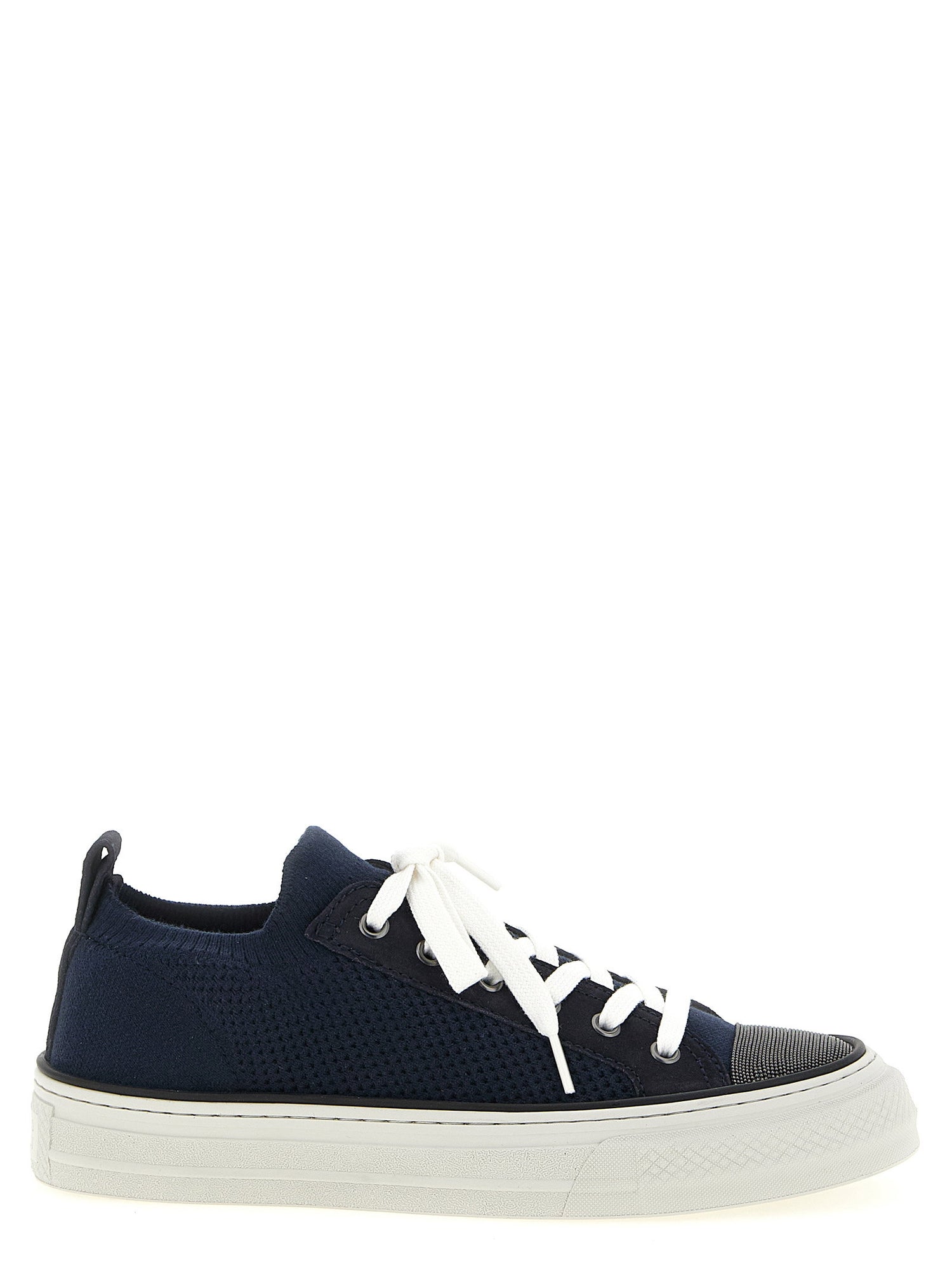 Brunello Cucinelli Precious Toe Sneakers Blue