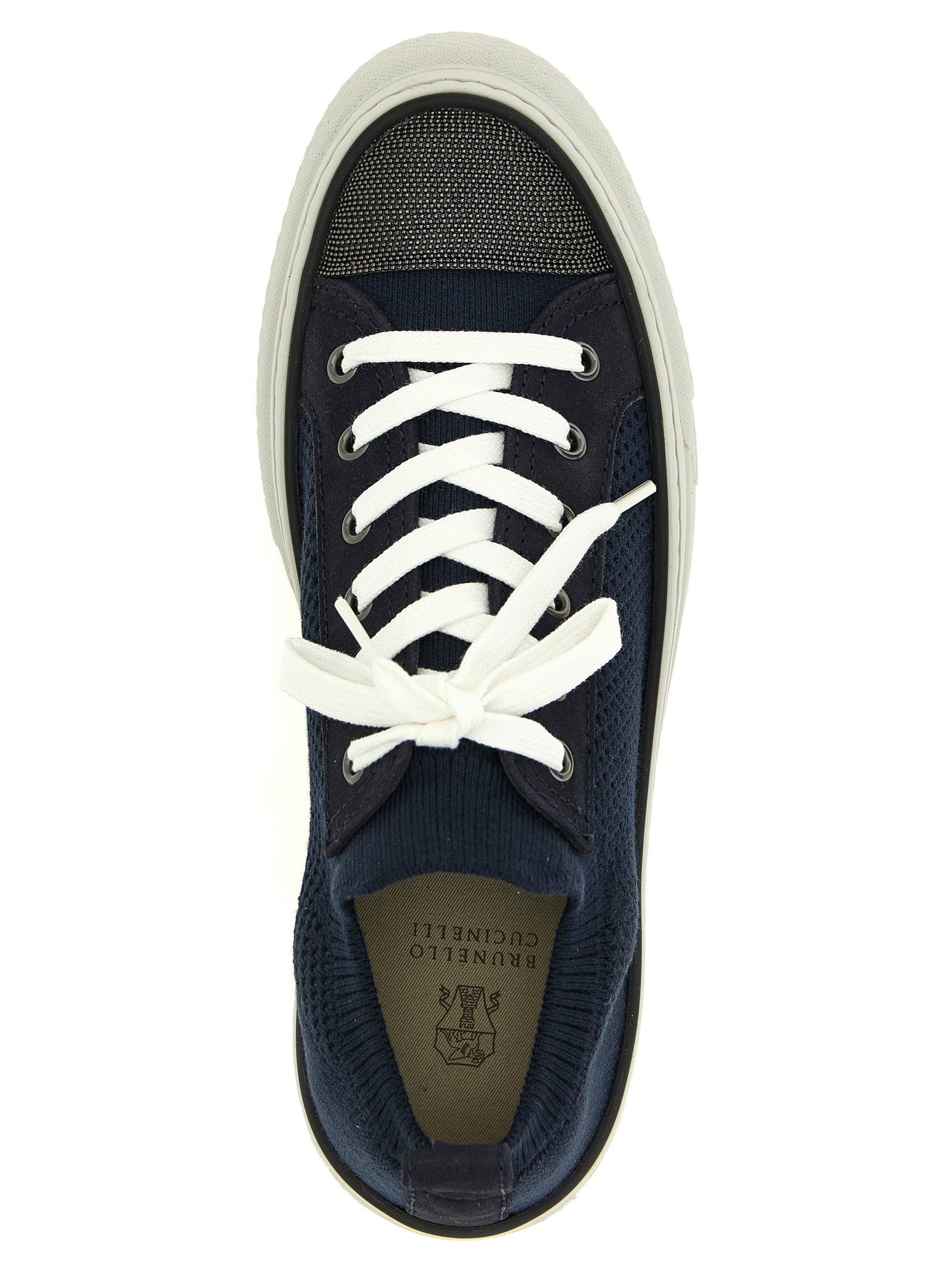 Brunello Cucinelli Precious Toe Sneakers Blue