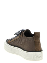 Brunello Cucinelli Monile Knit Sneakers Brown