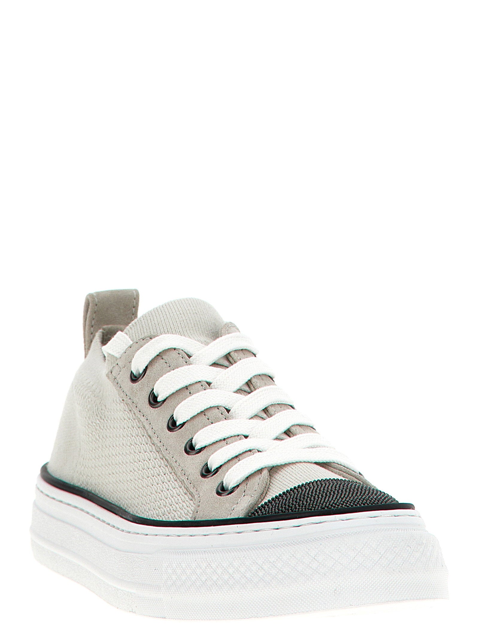 Brunello Cucinelli Monile Knit Sneakers Multicolor