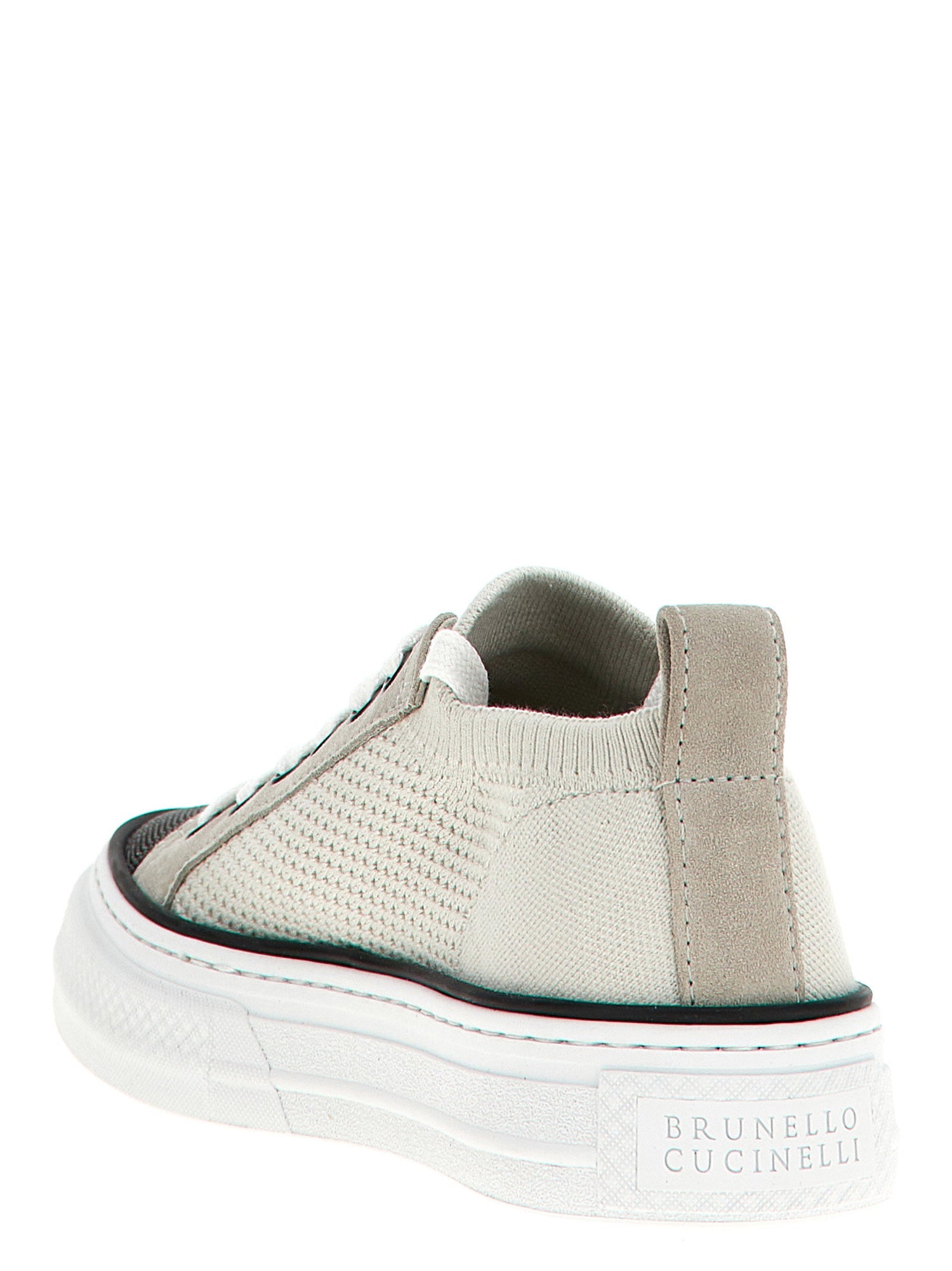 Brunello Cucinelli Monile Knit Sneakers Multicolor