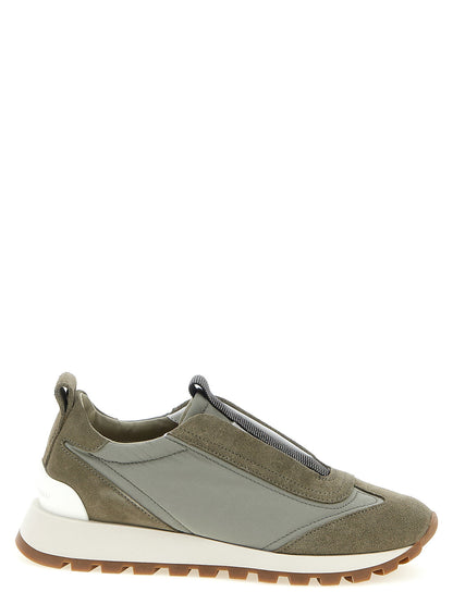 Brunello Cucinelli Runners Sneakers Green