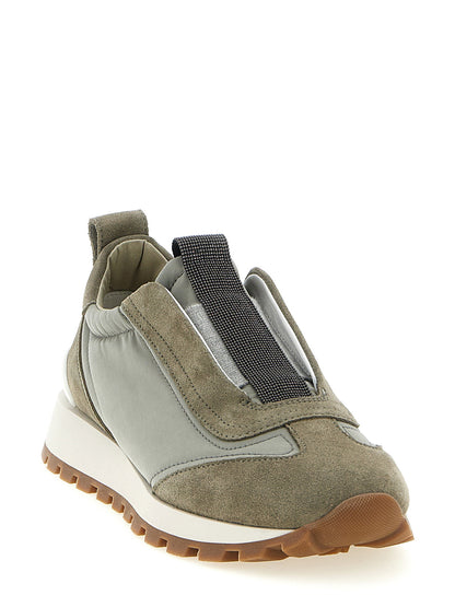 Brunello Cucinelli Runners Sneakers Green