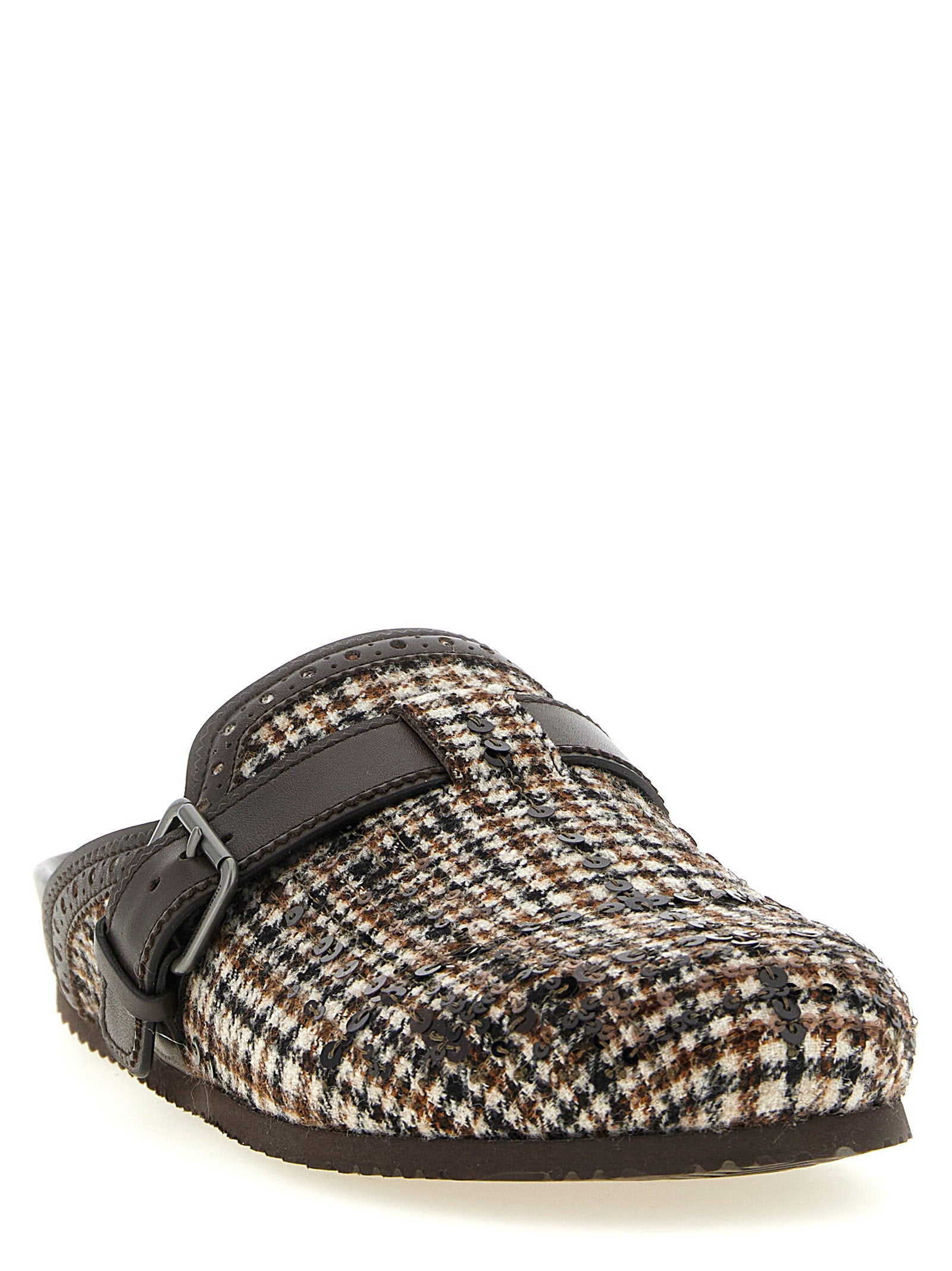 Brunello Cucinelli Dazzling Sabots Brown