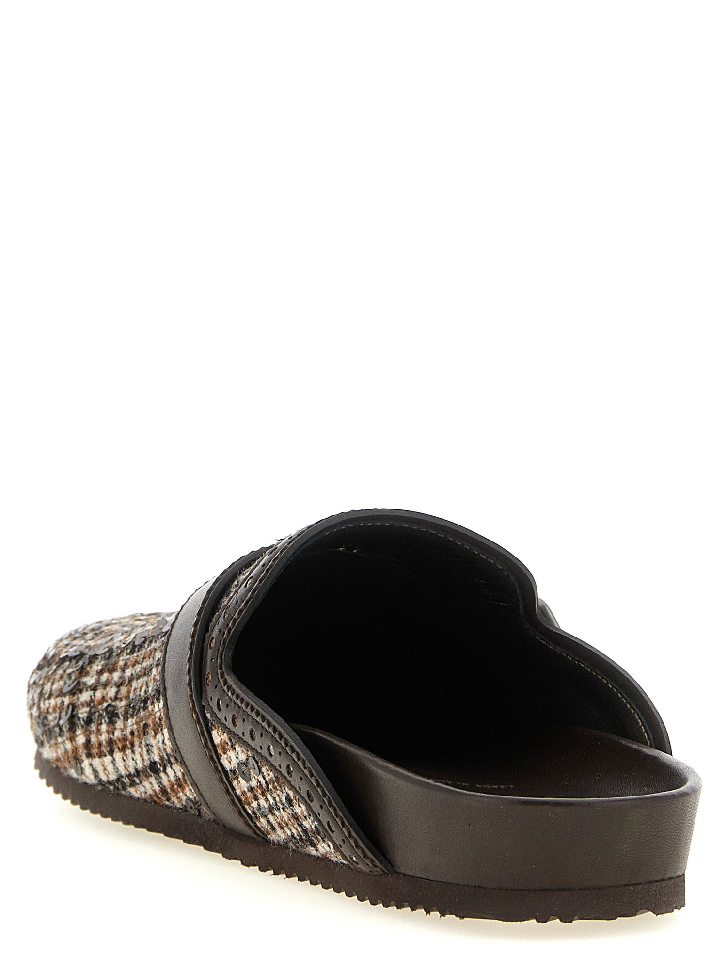 Brunello Cucinelli Dazzling Sabots Brown