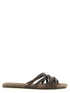 Brunello Cucinelli Leather Slides Brown