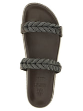 Brunello Cucinelli Precious Braided Straps Sandals Brown