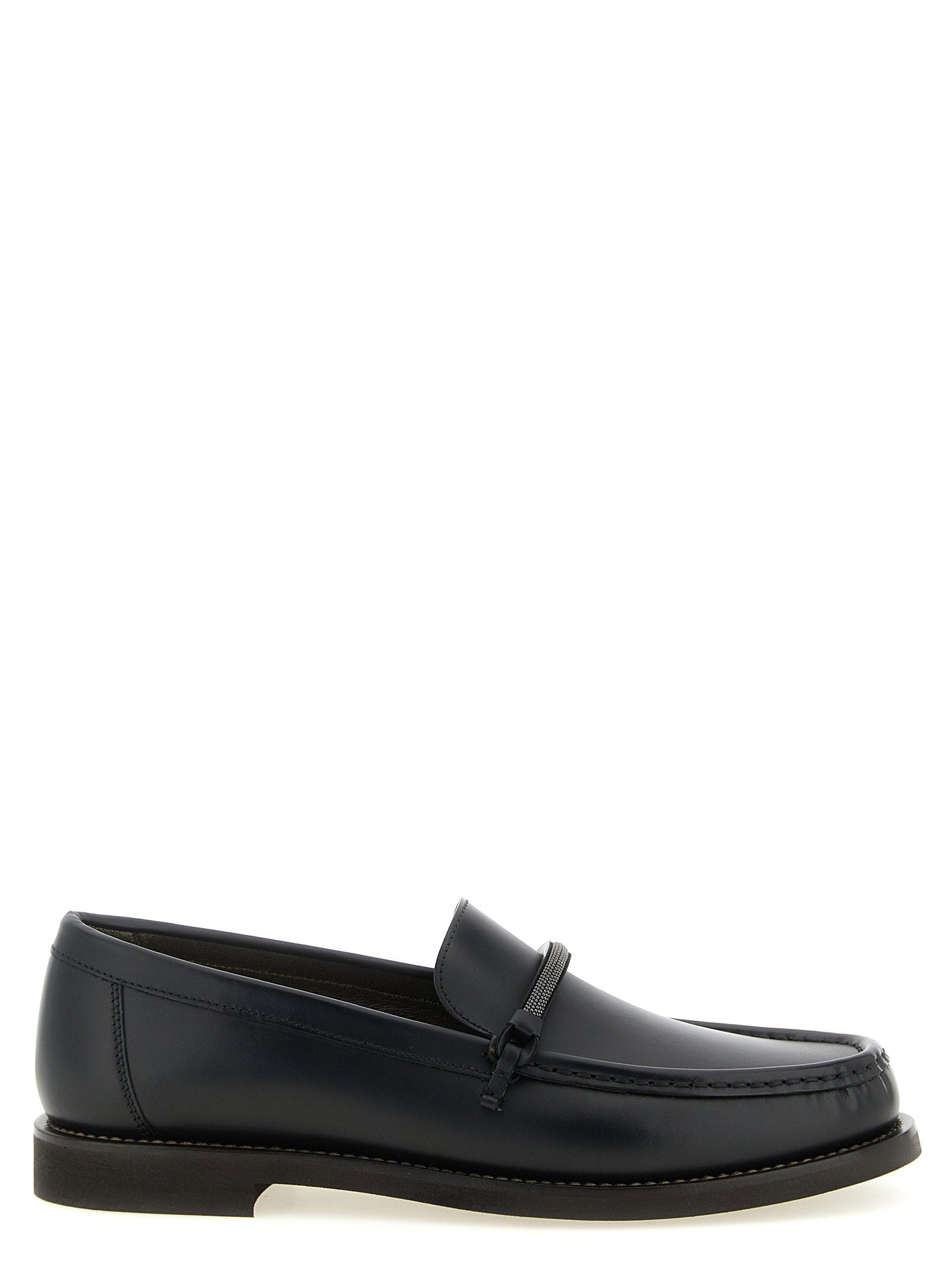 Brunello Cucinelli Penny Loafer Loafers Black