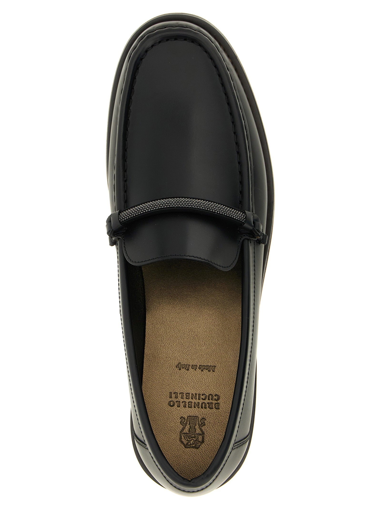 Brunello Cucinelli Penny Loafer Loafers Black
