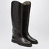 Brunello Cucinelli Brown Leather Boots with Monile Embellishment Brown