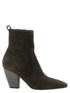 Brunello Cucinelli Precious Heel Ankle Boots Brown