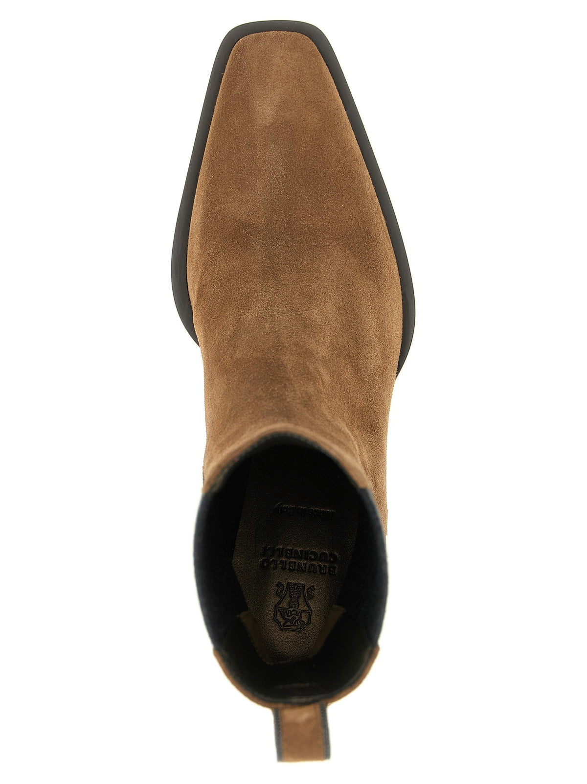 Brunello Cucinelli Precious Loop Detail Ankle Boots Brown