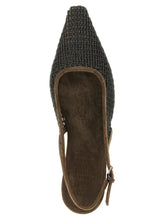 Brunello Cucinelli Precious Net Embroidery Slingback Brown