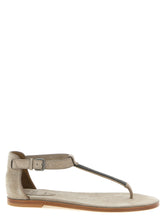 Brunello Cucinelli Precious Strap Sandals Beige