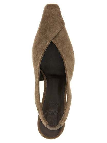 Brunello Cucinelli City Slingback Gray