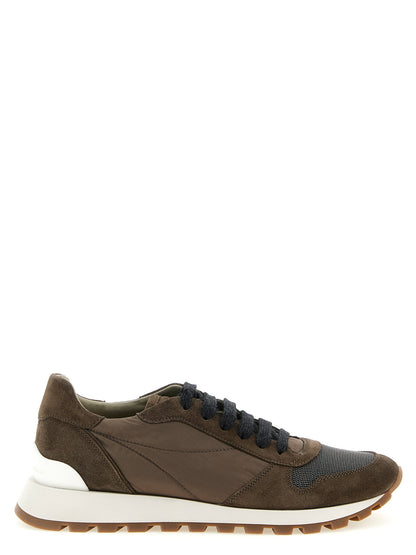 Brunello Cucinelli Active Sneakers Green