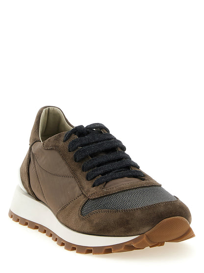 Brunello Cucinelli Active Sneakers Green