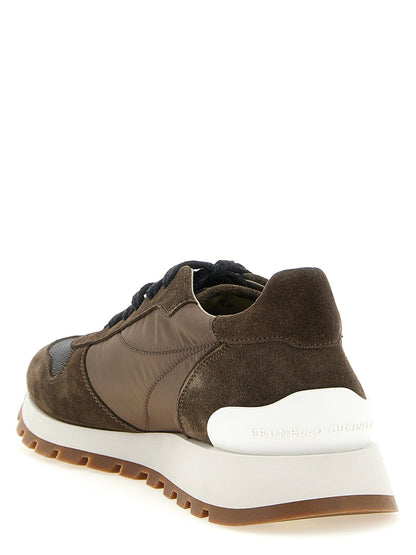 Brunello Cucinelli Active Sneakers Green