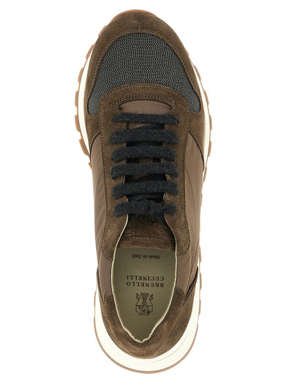 Brunello Cucinelli Active Sneakers Green