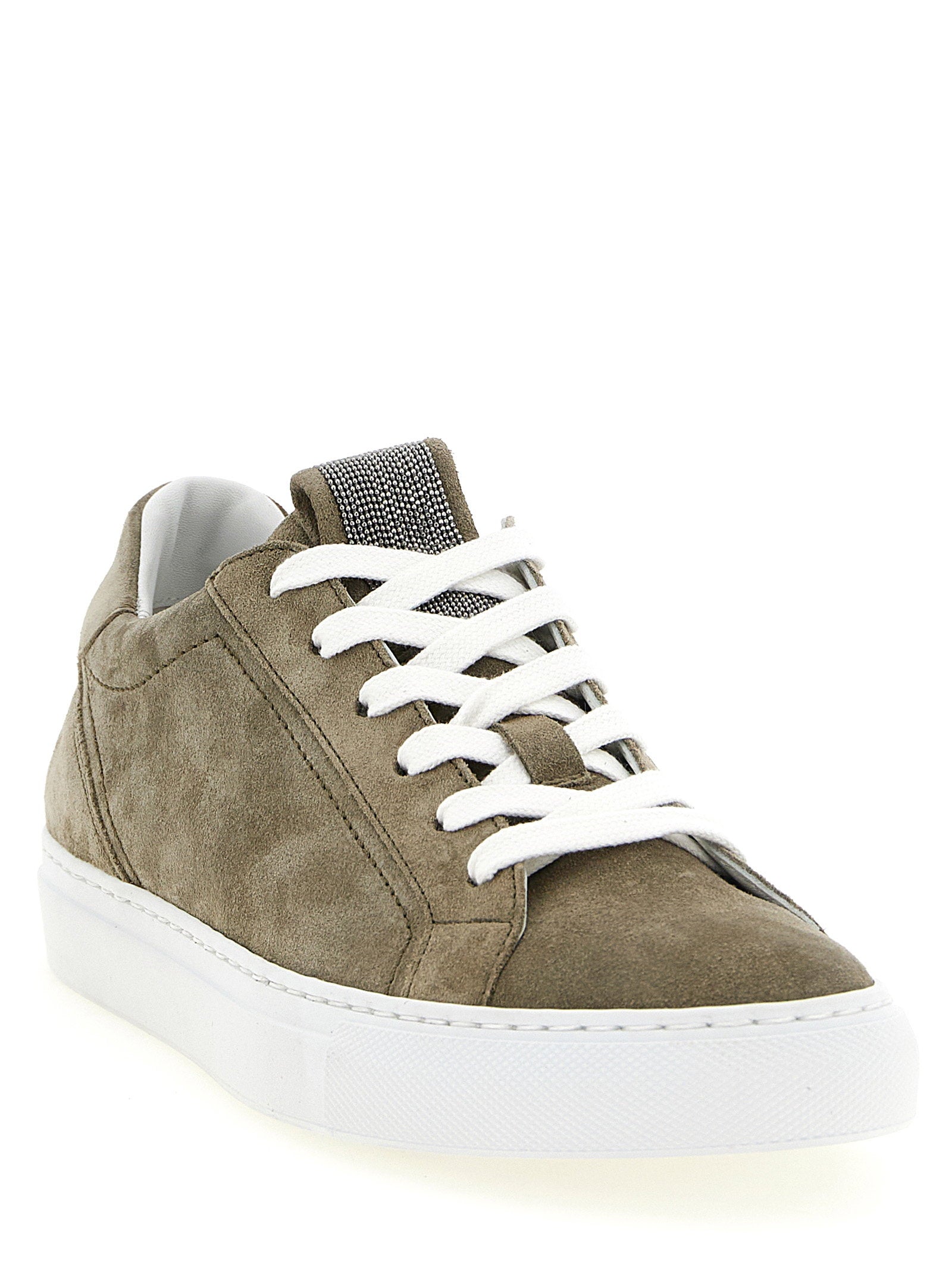 Brunello Cucinelli Precious Loop Sneakers Gray