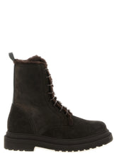 Brunello Cucinelli Precious Loop Ankle Boots Brown