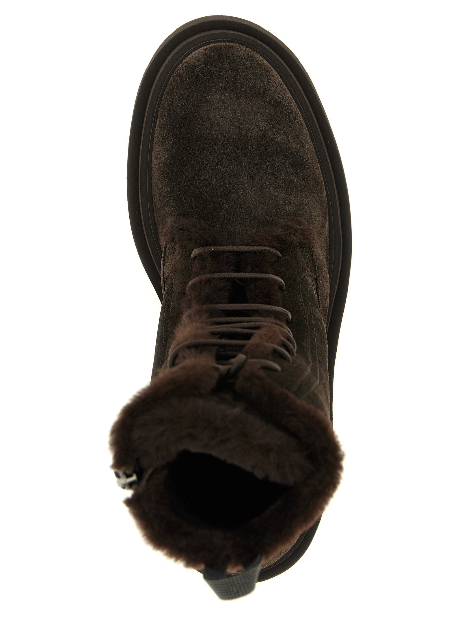 Brunello Cucinelli Precious Loop Ankle Boots Brown