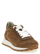 Brunello Cucinelli Monile Suede Sneakers Brown