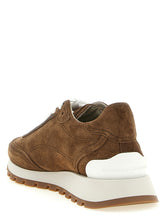 Brunello Cucinelli Monile Suede Sneakers Brown