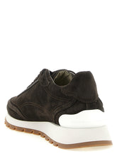 Brunello Cucinelli Monile Suede Sneakers Brown