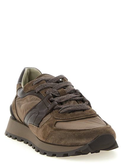Brunello Cucinelli Active Sneakers Green