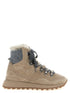 Brunello Cucinelli Lace-up Ankle Boots With Hooks Beige
